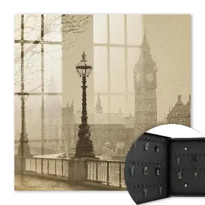 Tableau Londres brumeuse dans le brouillard