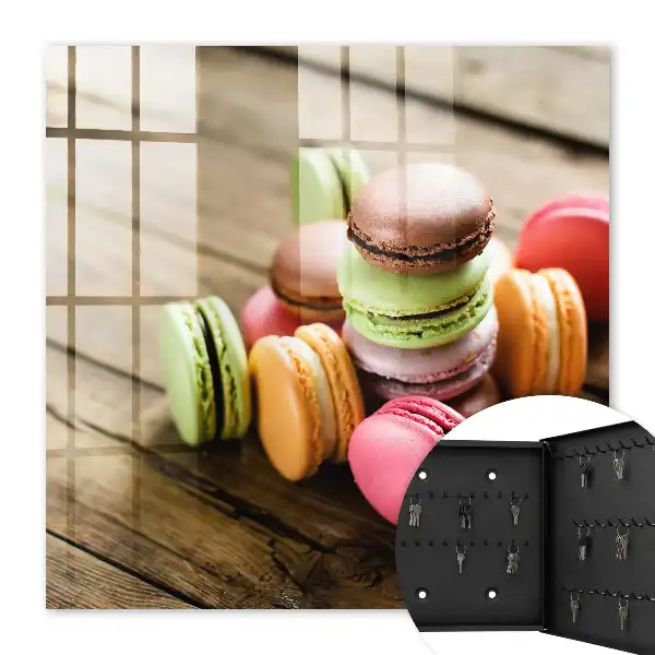 Bonbons colorés sur fond en bois