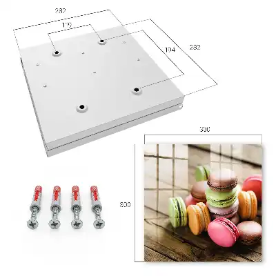 Bonbons colorés sur fond en bois