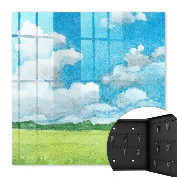 Tableau paysage estival rafraîchissant