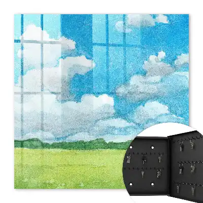 Tableau paysage estival rafraîchissant