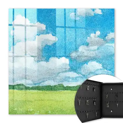 Tableau paysage estival rafraîchissant