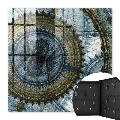 Motif géométrique mandala harmonieux