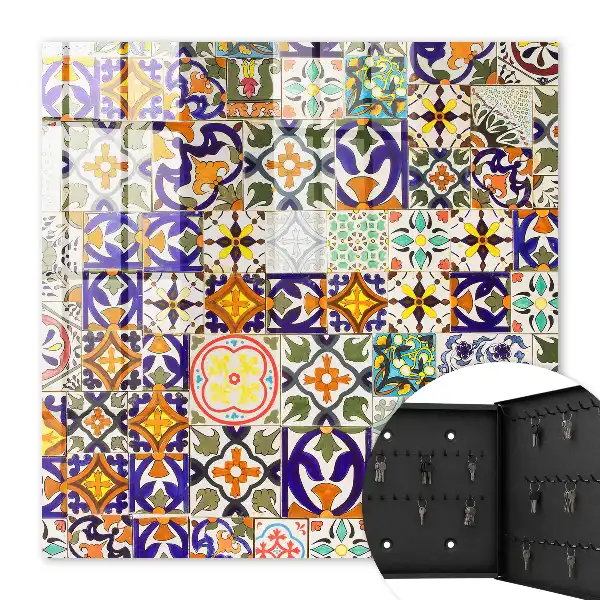 Carreaux colorés à motifs