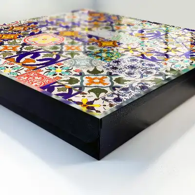 Carreaux colorés à motifs