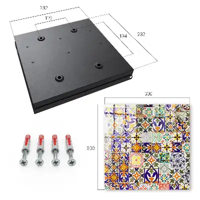 Carreaux colorés à motifs