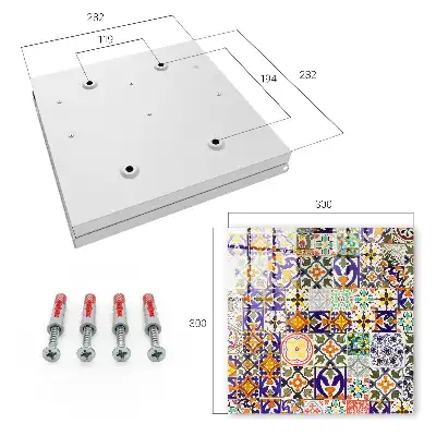 Carreaux colorés à motifs