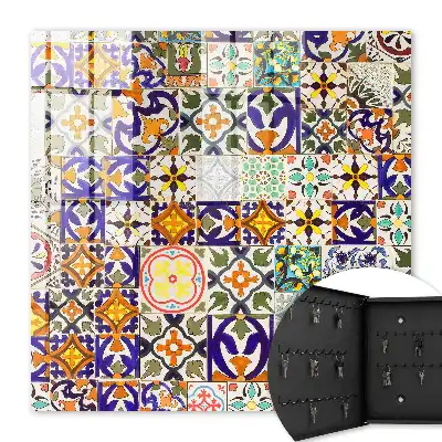 Carreaux colorés à motifs