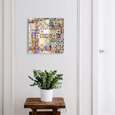 Carreaux colorés à motifs