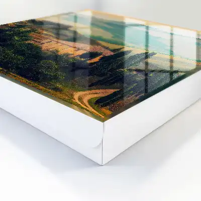 Paysage toscan avec cyprès