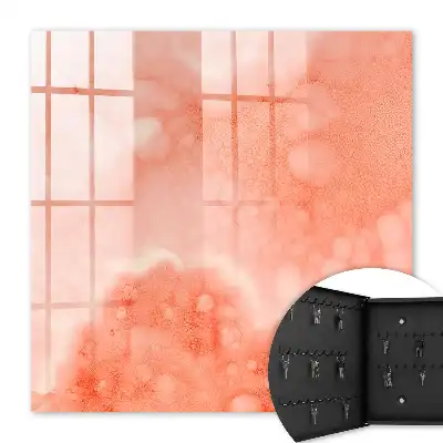 Toile abstraite sur fond orange