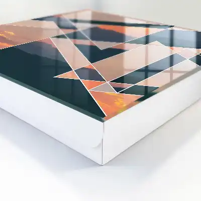 Tableau Les couchers de soleil sur les montagnes animent l'intérieur