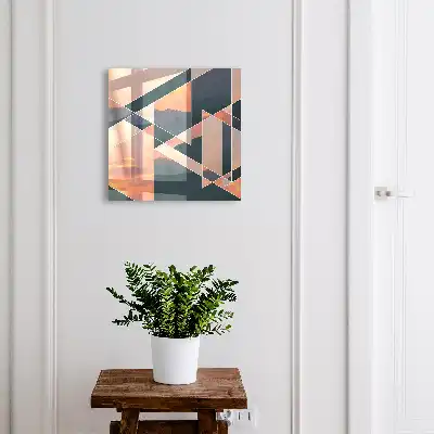 Tableau Les couchers de soleil sur les montagnes animent l'intérieur