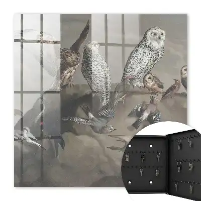 Oiseaux sur un rocher pittoresque