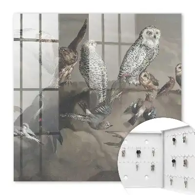 Oiseaux sur un rocher pittoresque