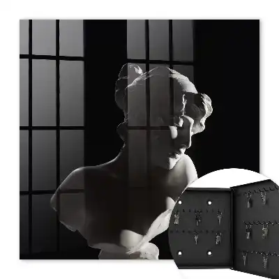Sculpture lumineuse de jeu d'ombres et de lumière