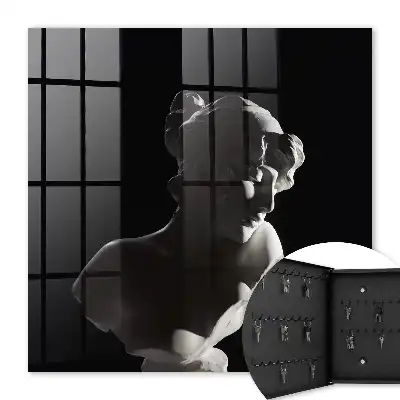 Sculpture lumineuse de jeu d'ombres et de lumière