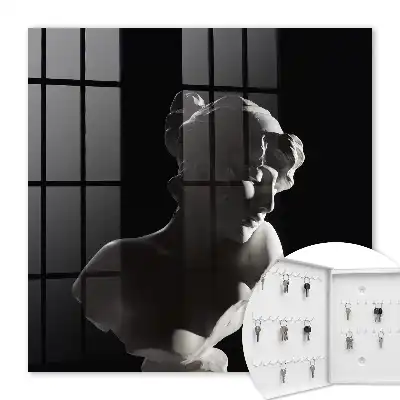 Sculpture lumineuse de jeu d'ombres et de lumière