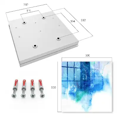Vagues bleues aux nuances de vert
