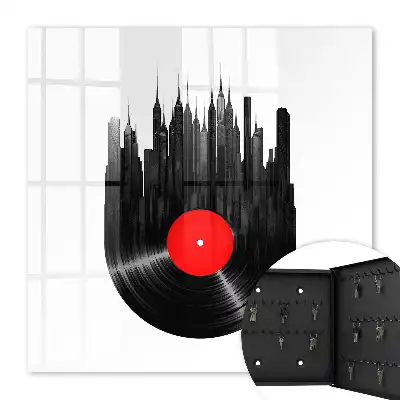 La musique de la ville des disques vinyles
