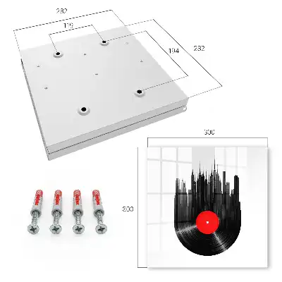 La musique de la ville des disques vinyles