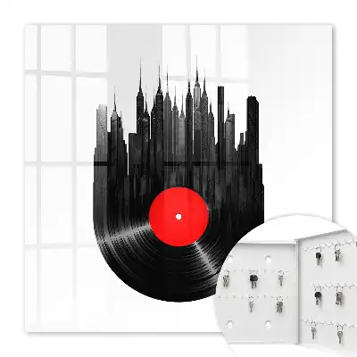 La musique de la ville des disques vinyles