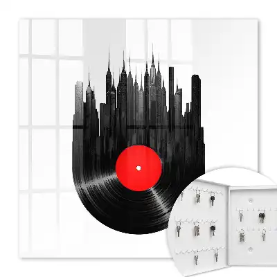 La musique de la ville des disques vinyles