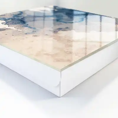 Taches d'aquarelle avec accents bruns