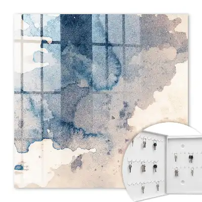 Taches d'aquarelle avec accents bruns