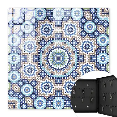 Mosaïque orientale à motifs géométriques