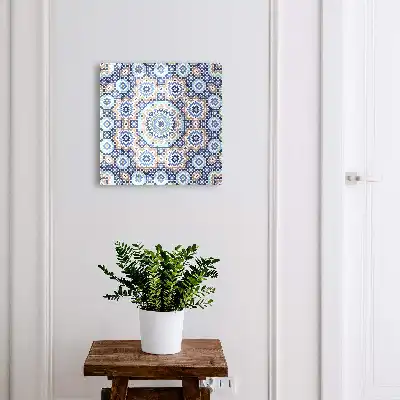 Mosaïque orientale à motifs géométriques