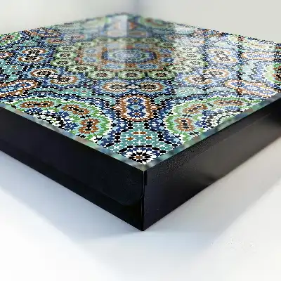 Mosaïque aux couleurs intenses
