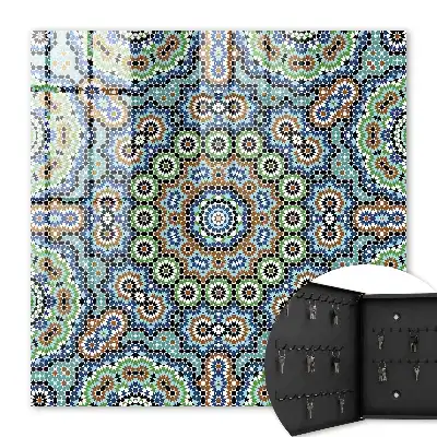 Mosaïque aux couleurs intenses