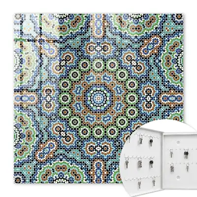 Mosaïque aux couleurs intenses