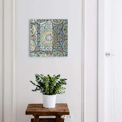 Mosaïque aux couleurs intenses
