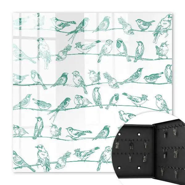 Oiseaux sur de fines branches