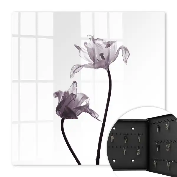 Fleurs minimalistes sur fond clair