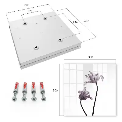Fleurs minimalistes sur fond clair