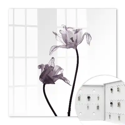 Fleurs minimalistes sur fond clair