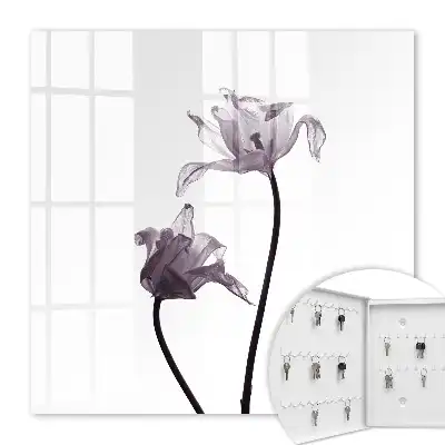 Fleurs minimalistes sur fond clair