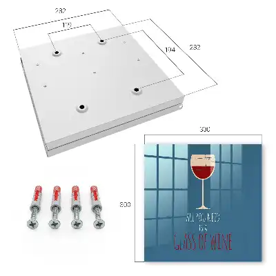 Verre à vin avec inscription inspirante