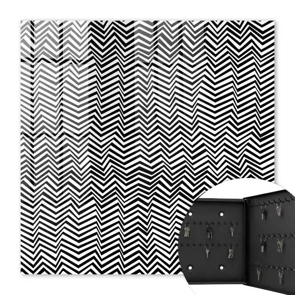 Lignes de contraste dynamiques en zigzag