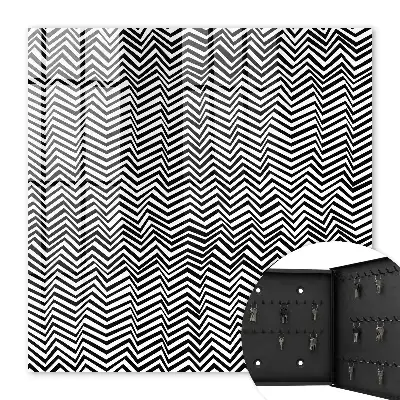 Lignes de contraste dynamiques en zigzag