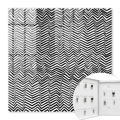 Lignes de contraste dynamiques en zigzag