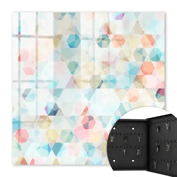 Motifs géométriques pastel