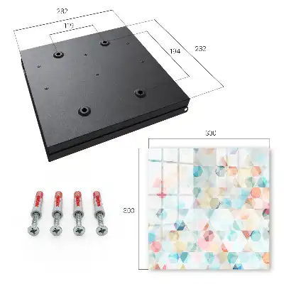 Motifs géométriques pastel
