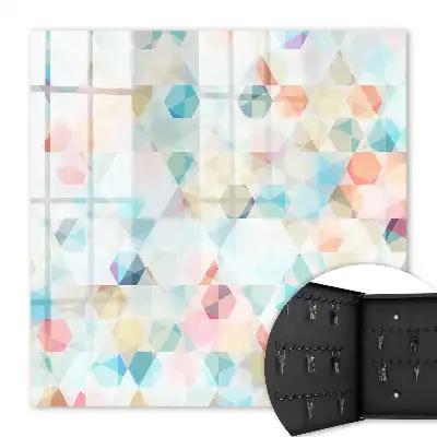 Motifs géométriques pastel
