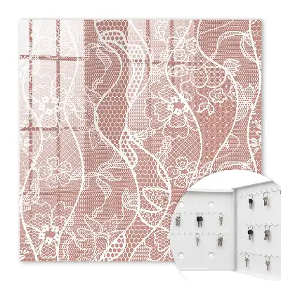 Dentelle élégante à motifs floraux
