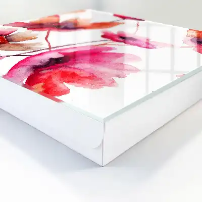 Fleurs à l'aquarelle dans des tons délicats