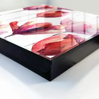 Bouquet de tulipes rouges et roses